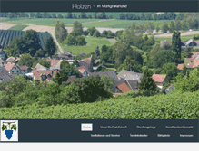 Tablet Screenshot of kandern-holzen.info